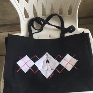 COPY - Black canvas tote bag
